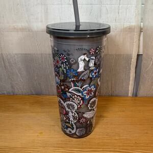 Disney Star Wars Tumbler Princess Leia Acrylic Cup w Straw BPA Free